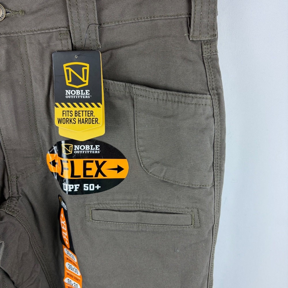 Noble Outfitters Men's Flex Canvas Work Pants Tundra 30x30 Gorpcore Utility - Picture 8 of 16